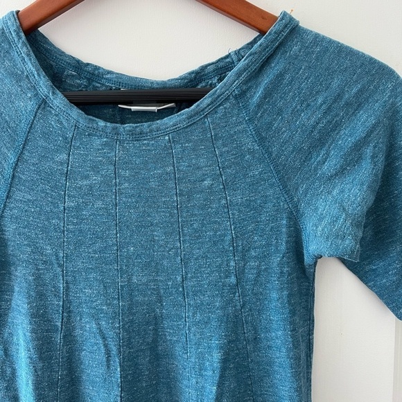 Ganni Cotton Slub A-Line Swing Dress - Picture 4 of 13